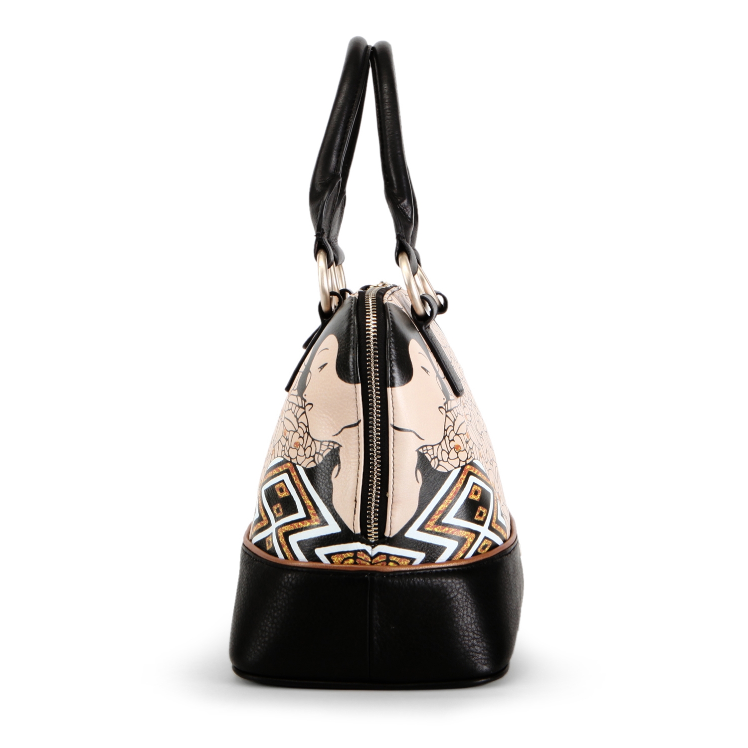 1500x1500 Norma 453 Dome Satchel In Silhouette By Gustav Klimt