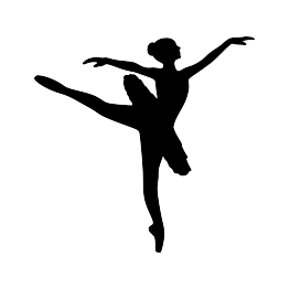 263x262 Ballerina Silhouette Signs Ballerina Silhouette