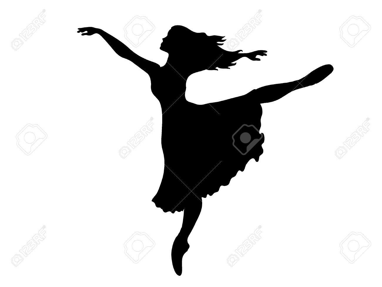 1300x975 Ballerina Clipart Modern Dancer