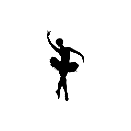 500x500 Ballerina 1 Silhouette
