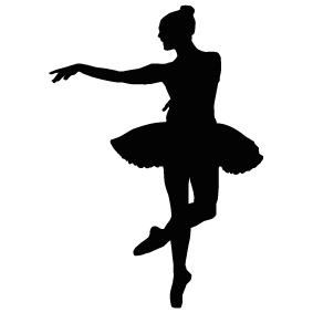 283x283 Ballet Dancer Silhouette Silhouette Of Ballet Dancer