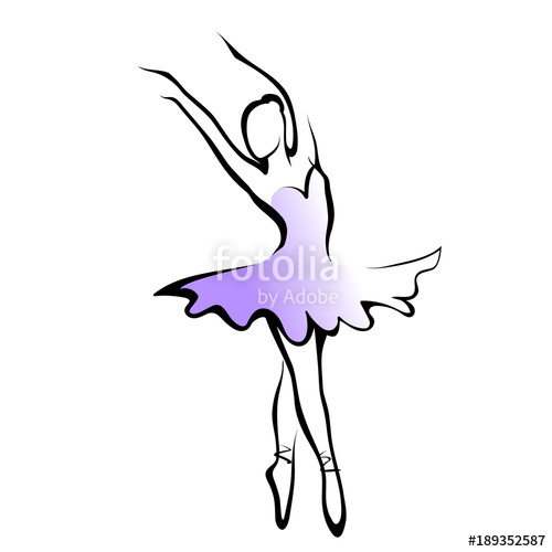 500x500 Silhouette Ballet Dancer Stock Image And Royalty Free Vector