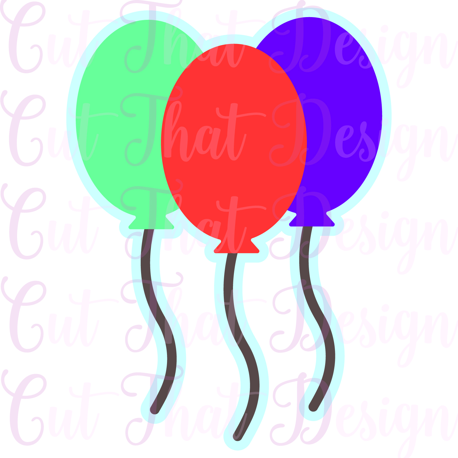 1500x1500 Draw Balloons For A Birthday Card In Silhouette Studio Cut That
