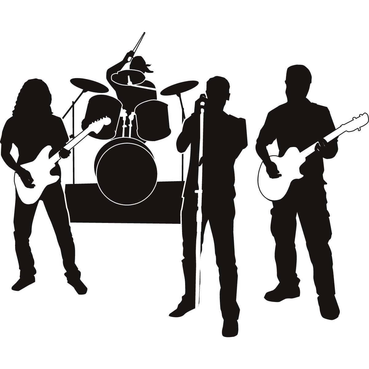 1200x1200 Live Band Clipart