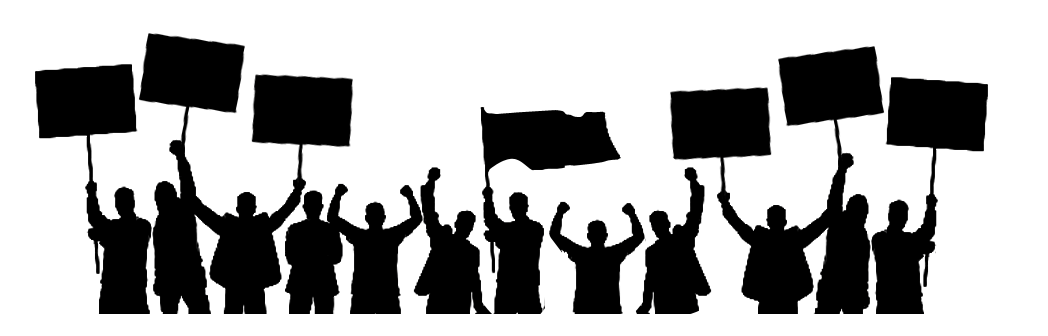 1048x336 Silhouette People Holding Banners Png By Khaleeqxaman