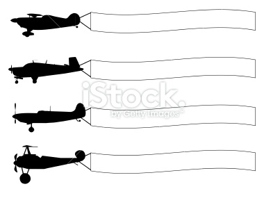 380x285 Free Clipart Airplane Banner