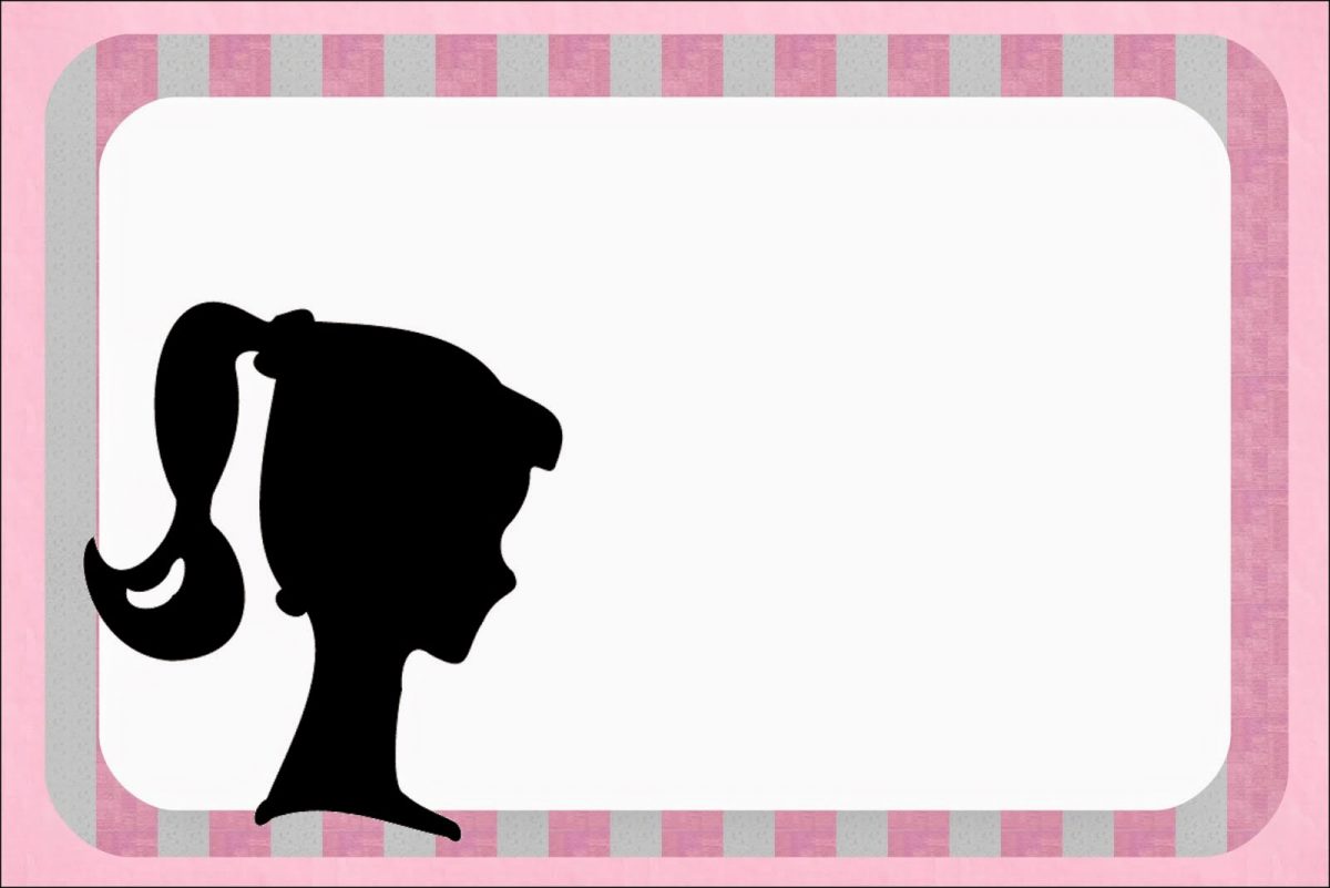 1200x801 Barbie Silhouette Free Printable Invitations Invitation