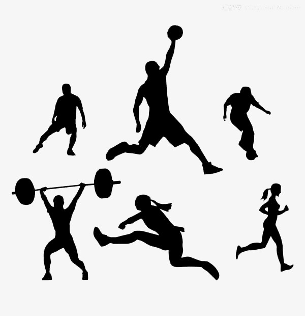 600x620 Motion Silhouette, Basketball, Weightlifting, Run Png Image