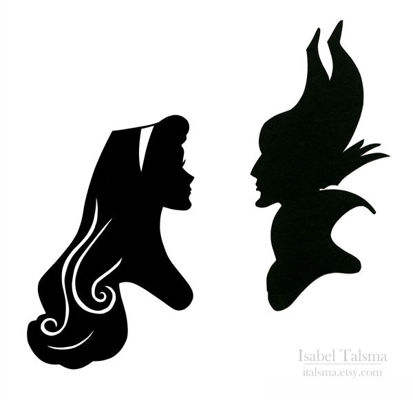 600x582 Beauty Clipart Silhouette