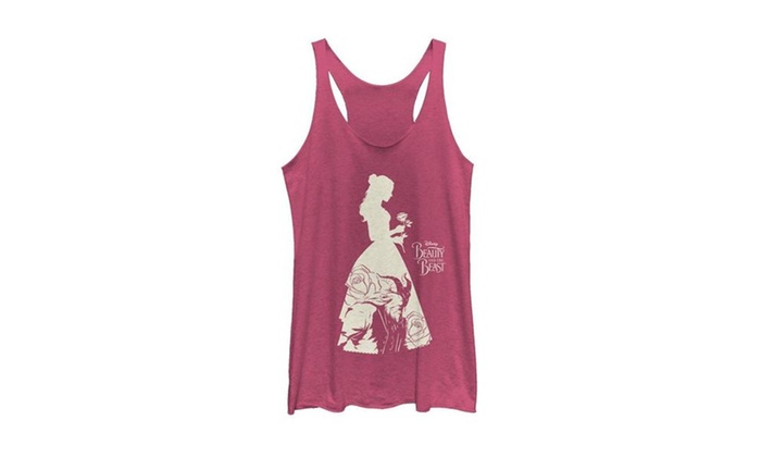700x420 Fifth Sun Beauty And The Beast Dress Silhouette Womens Racerback
