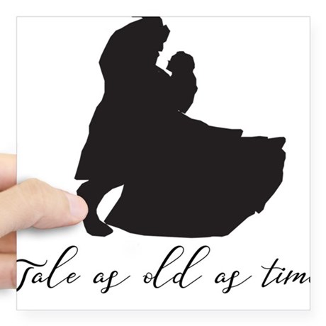 460x460 Beauty And The Beast Rose Stickers