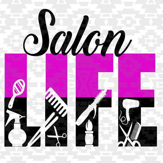 570x570 Salon,beauty Salon Svg,salon Svg,hairdresser Svg, Silhouette