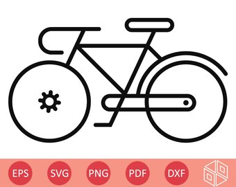 340x270 Bicycle Silhouette Etsy