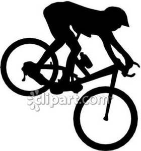 280x300 Silhouette Clipart Of Kids Riding Bikes