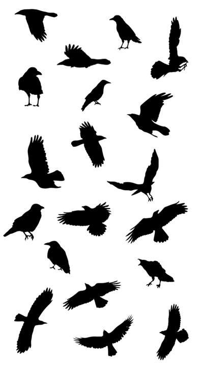 397x726 The Corvid ~ Shape Shifter Tattoos Shapes, Tattoo