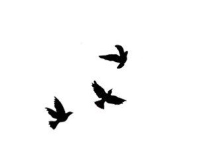 405x309 Three Swallows Small Tattoos Swallows, Tattoo