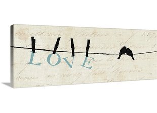 310x224 Birds On A Wire Wall Art Wayfair