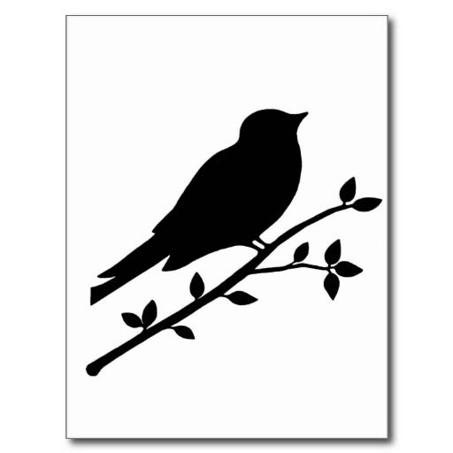 512x512 Songbird Clipart Bird Outline
