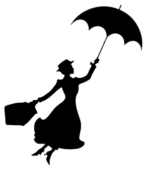 298x341 Mary Poppins Stencil Disney Silhouettes, Silhouettes And Mary