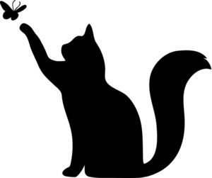 300x251 48 Best Cat Silhouettes Images On Black Cats, Black