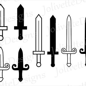 300x300 Silhouette Sword Etsy