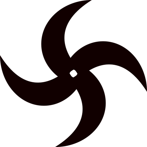 500x500 Vector Illustration Of Blender Blade Silhouette Public Domain