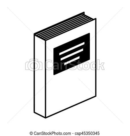 450x470 Text Book Silhouette Isolated Icon Vector Illustration Eps