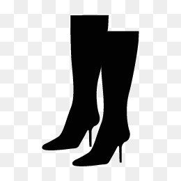260x260 Ms. Heels Silhouette, Graphic Design, Shoe, Boots Png And Vector