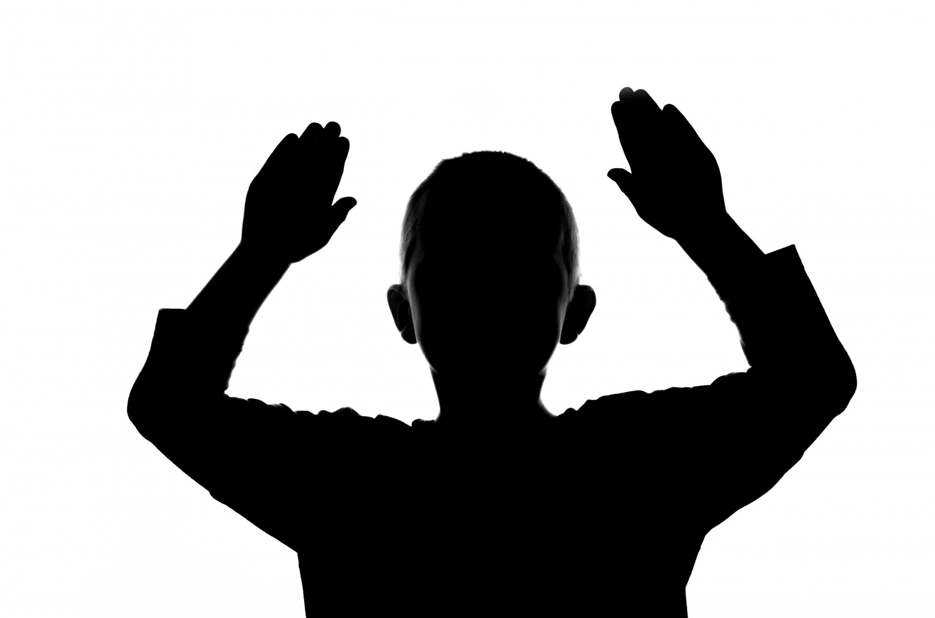 1920x1271 Free Images Hand, Silhouette, Black And White, People, Boy