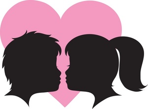 300x221 Girl And Boy Face Clipart