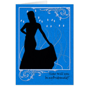 307x307 Sisters Bridal Shower Cards