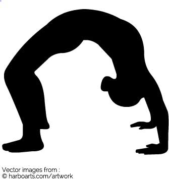 335x355 Download Yoga Boridge Posture Silhouette