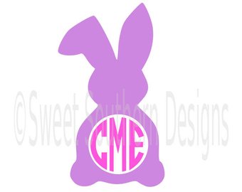 340x270 Rabbit Outline Etsy