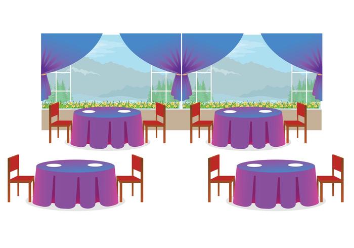 700x490 Restaurant Interior Vector