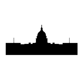 270x270 Capitol Building Silhouette Stencil Free Stencil Gallery