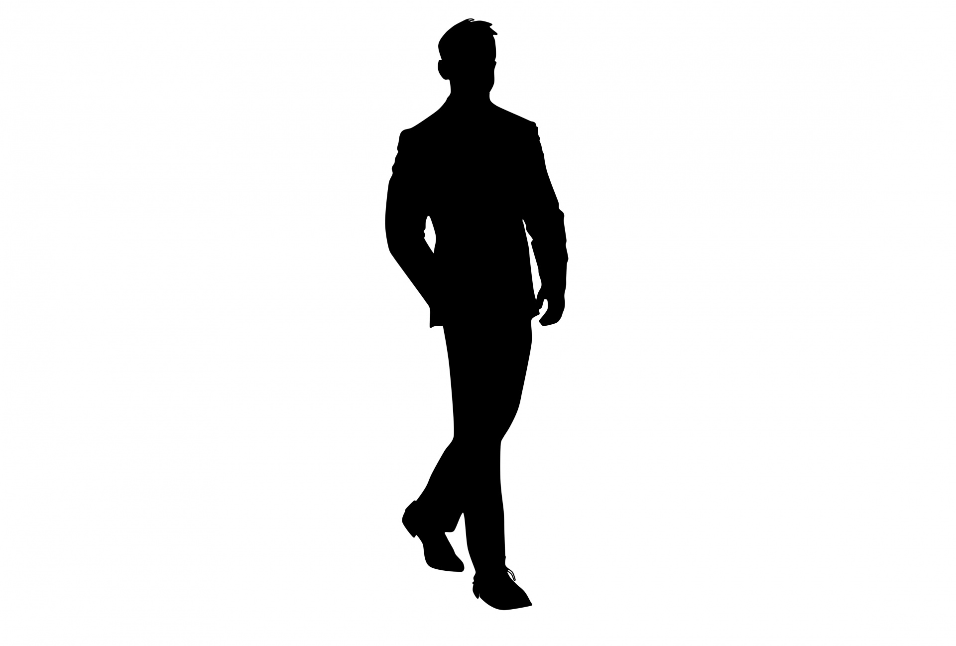 1920x1297 Man, Silhouette, Business Free Stock Photo