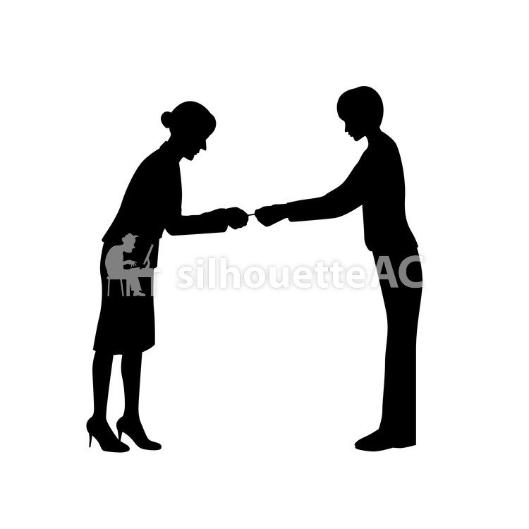 750x750 Free Silhouettes An Illustration, Office