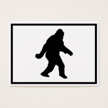 350x350 Squatch Silhouette Business Cards Business Cards 100
