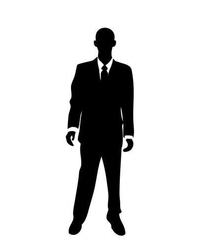 418x500 Businessman Silhouette Public Domain Photos