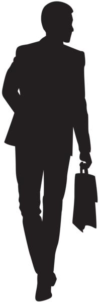 197x600 Businessman Silhouette Png Clip Art Sagome Stencyl