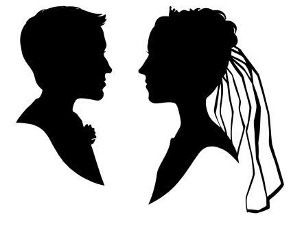 424x330 Image Result For Wedding Silhouette Images Vinyls