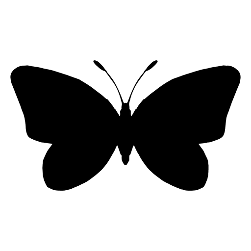 512x512 Butterfly Silhouette