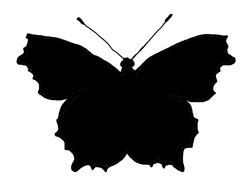 876x655 Butterfly Silhouette Clip Art