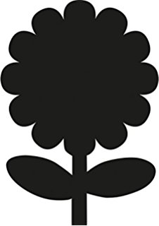 226x320 Securit Silhouette Butterfly Wall Chalkboard, Includes One Liquid