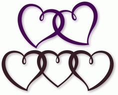 236x191 Clipart 12059 Interlocking Hearts