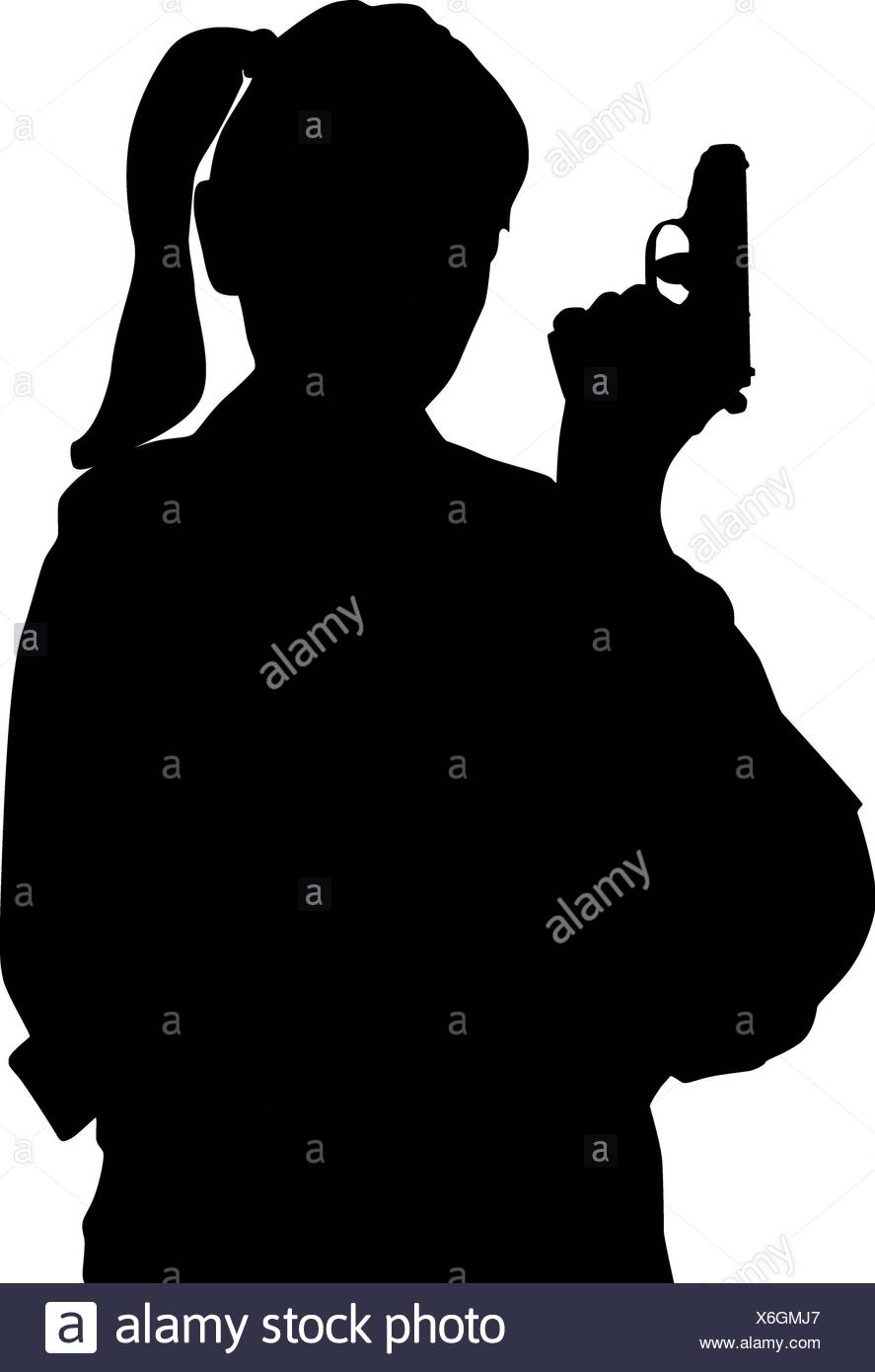 887x1390 Girl Gun Silhouette Stock Photos Amp Girl Gun Silhouette Stock