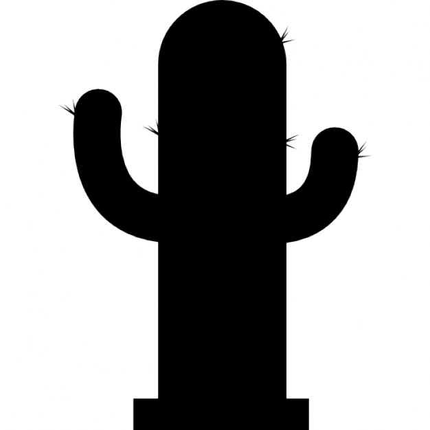 626x626 Cactus Silhouette Icons Free Download