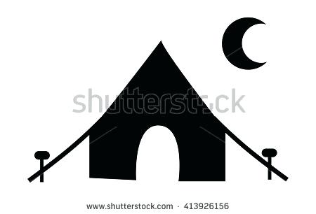 450x306 Tent Silhouette Download Silhouette Of Couple Camping Stock Image