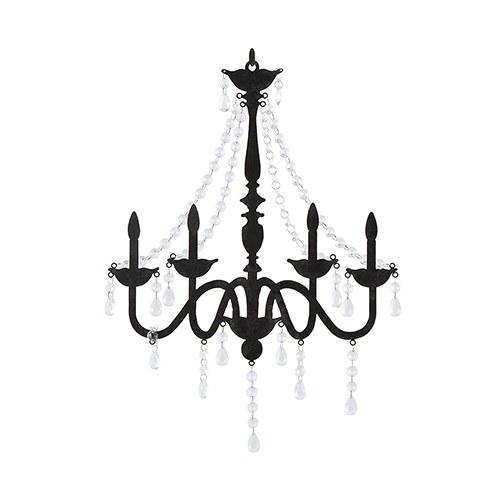 500x500 Chandelier Silhouette Wall Decoration