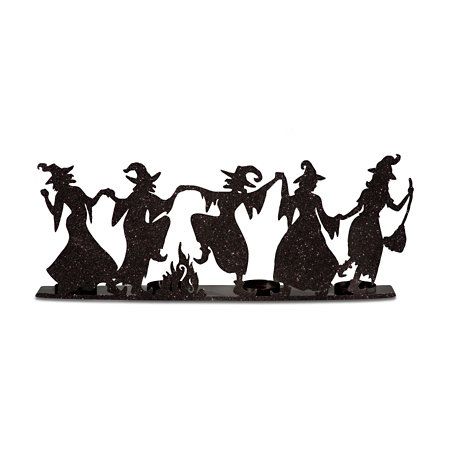 450x450 Dancing Witches Candle Holder Halloween Holidays